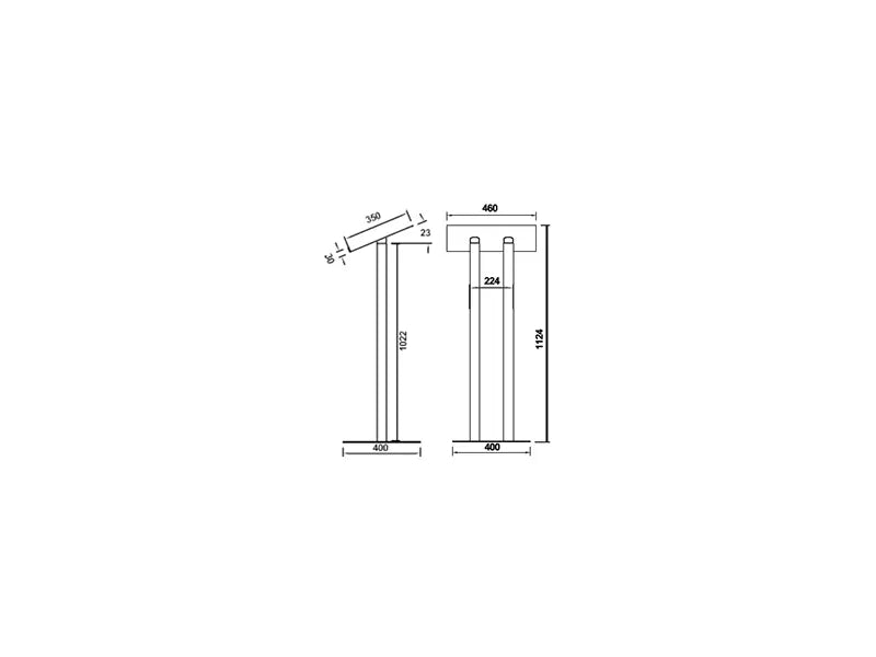 OPTI Trilite 200 Series Collapsible Ladder Lectern