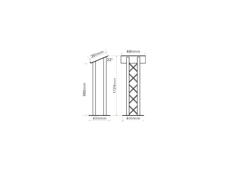 OPTI Trilite 200 Series Quad Truss Lectern