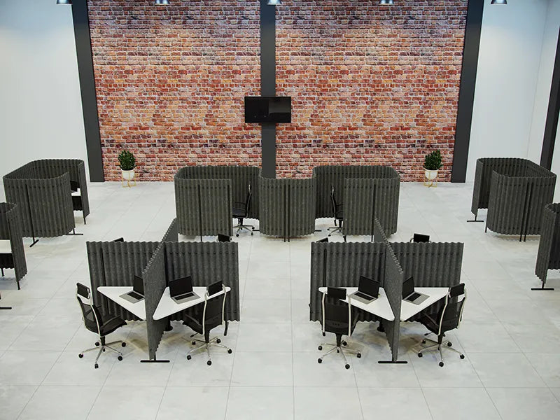 AllSfär Diffuse X - Four-Person Workstation