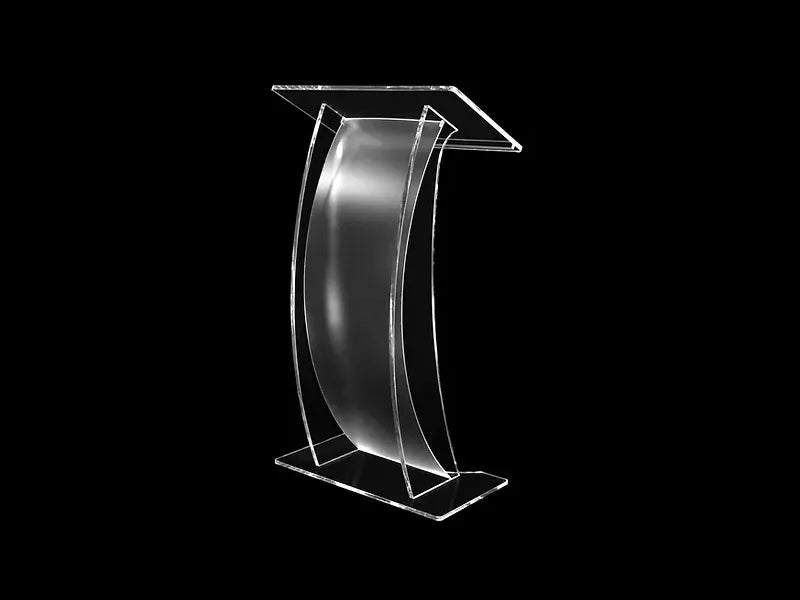 Arc Acrylic Lectern