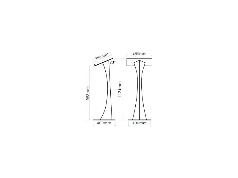 OPTI Trilite Blade Lectern
