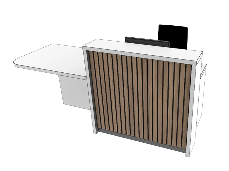 Clarke Rendall Stave Reception Desk