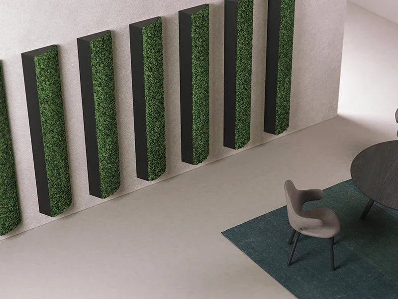 Greenmood Angled Pillar Acoustic Wall Panels