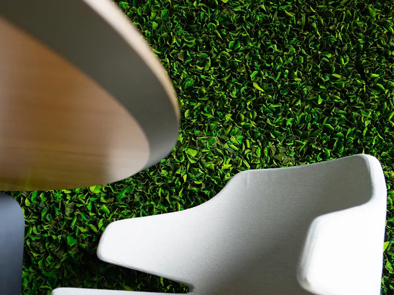 Greenmood Velvet Leaf Green Wall