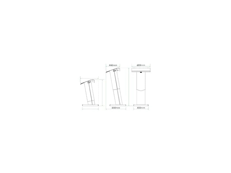 OPTI Trilite HiLo Adjustable Height Lectern