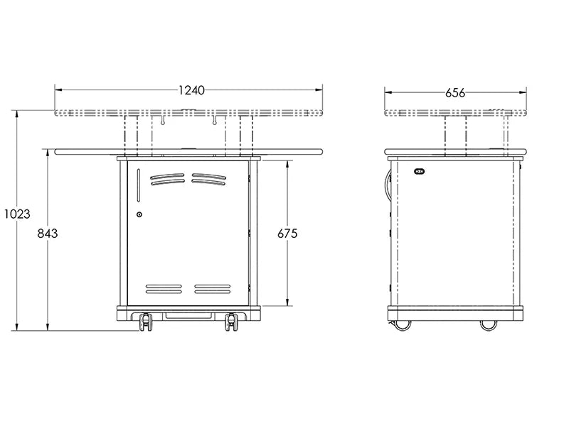 DDA Alpha 1200 Teaching Desk