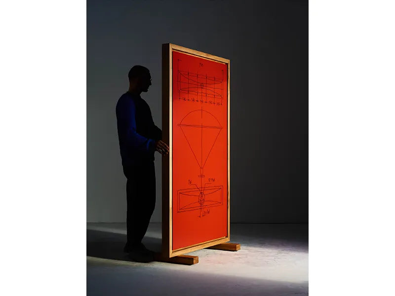Lintex Offset Mobile Glass Whiteboard