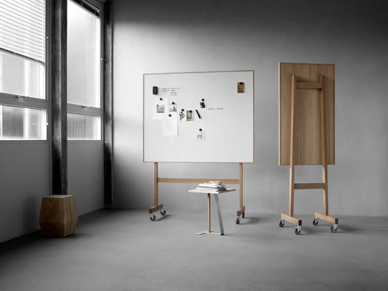 Lintex Wood Mobile Whiteboard