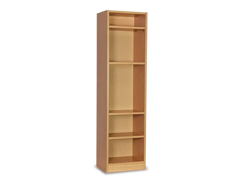 Monarch Narrow Open Bookcase with Adjustable Shelves