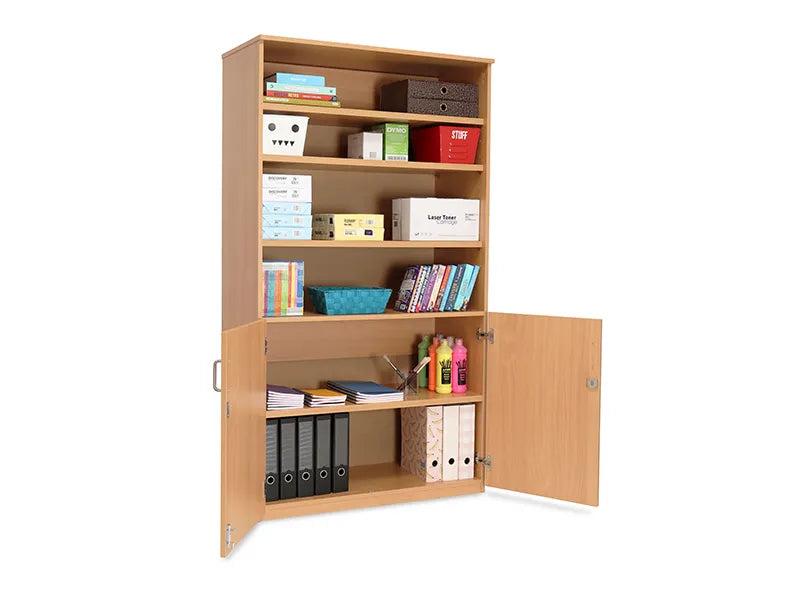 Monarch Stock Cupboard with Lockable Cupboard and Adjustable Shelves