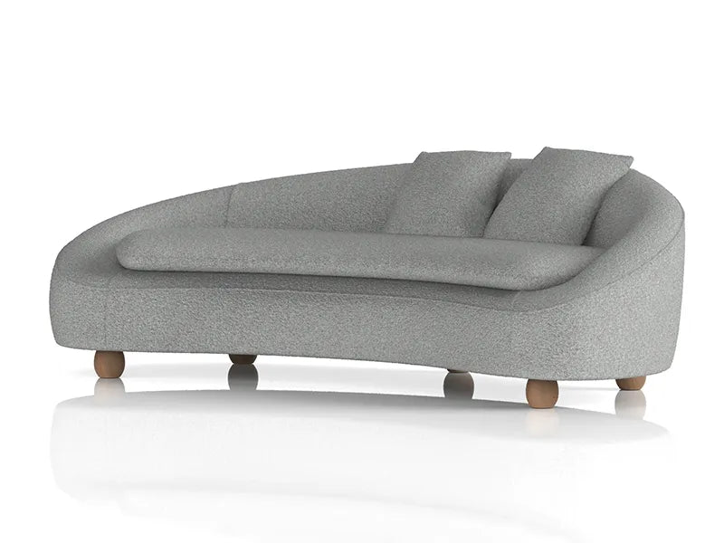 Mimi 3 Seater Curved Sofa