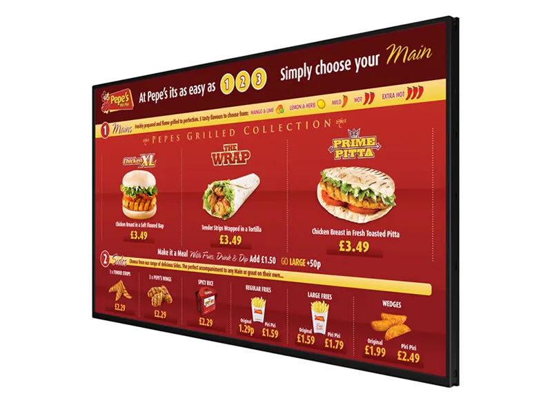 Network Digital Menu Boards (32"-55")