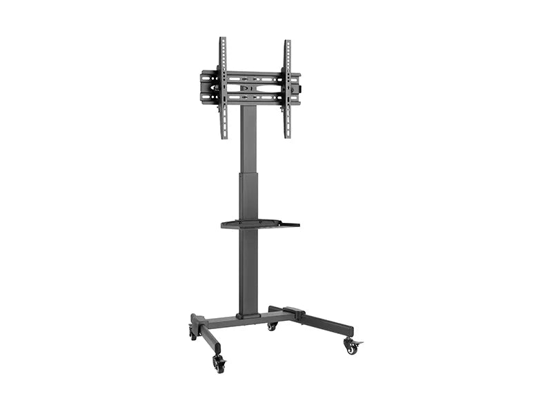 Tilting TV Trolley Stand on Wheels (32"-55")