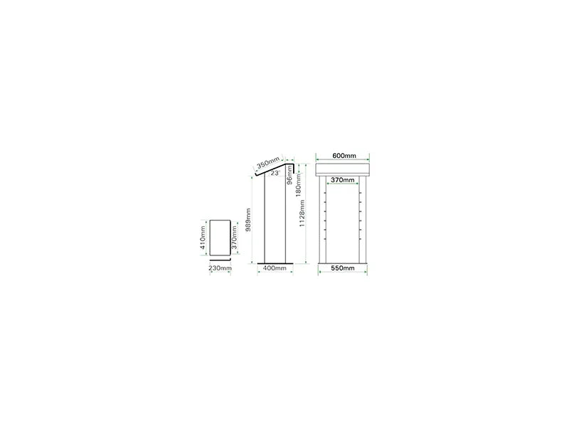 OPTI Trilite Rack Lectern