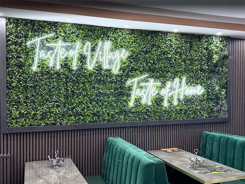 Vistafolia® Luxury Flowering Artificial Green Wall Panels