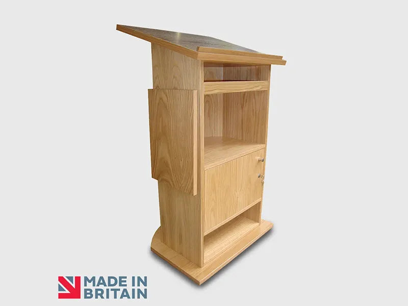 Wood AV Lectern 04 - Presentation Media