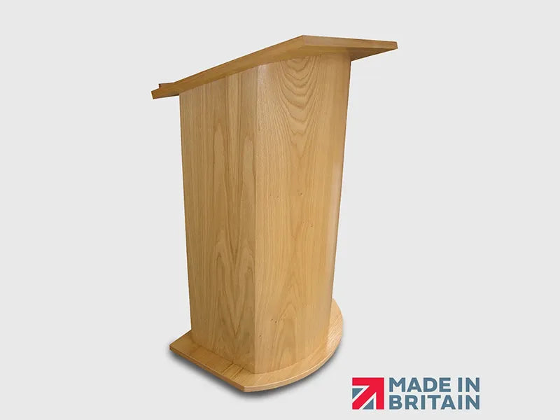 Wood AV Lectern 04 - Presentation Media