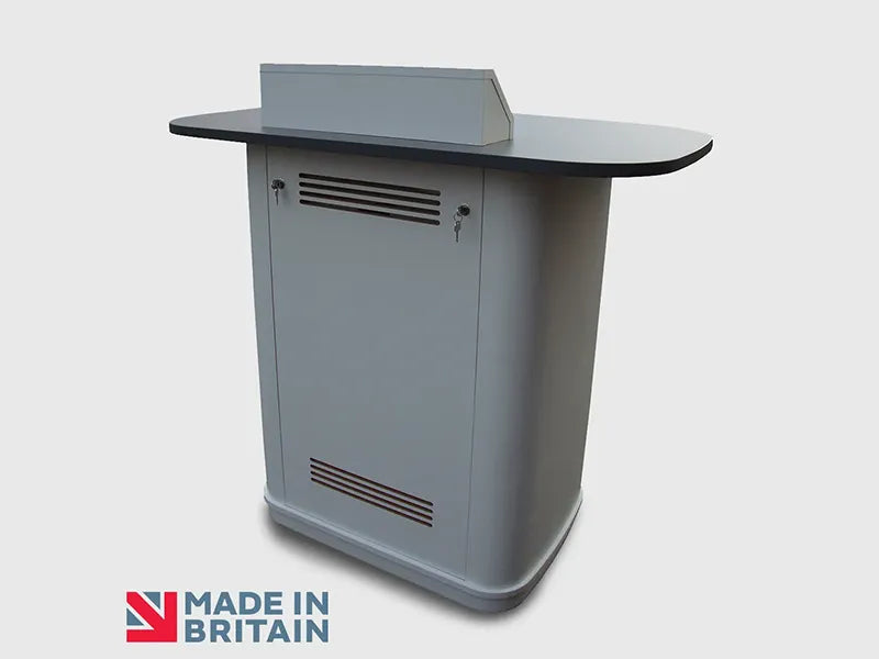 Wood AV Lectern 08 - Presentation Media