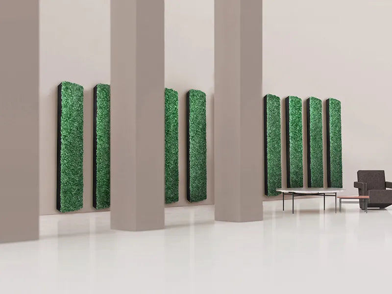 Greenmood Angled Pillar Acoustic Wall Panels
