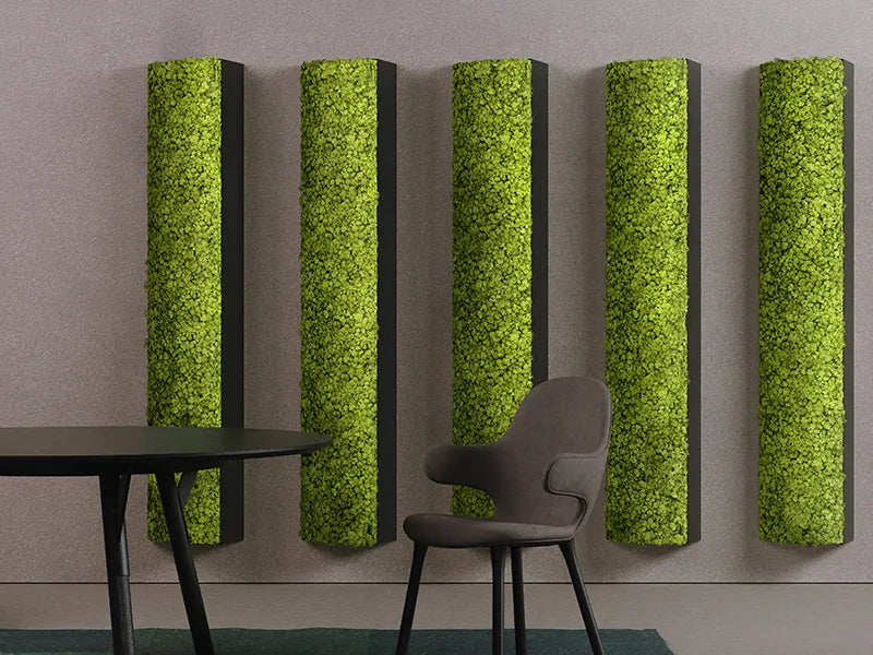 Greenmood Angled Pillar Acoustic Wall Panels
