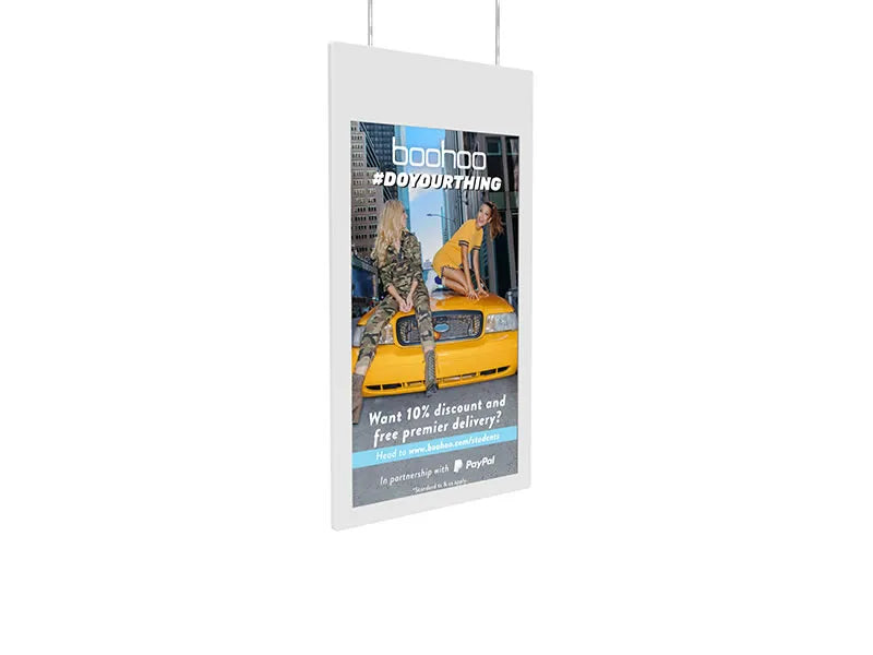 Hanging Double Sided Window Displays (43"-55")