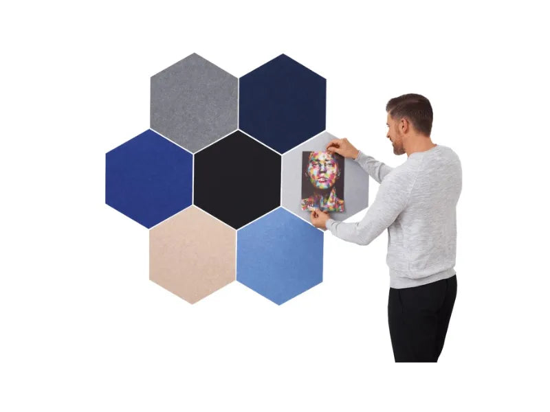 MagiShape Hexagon Notice Boards