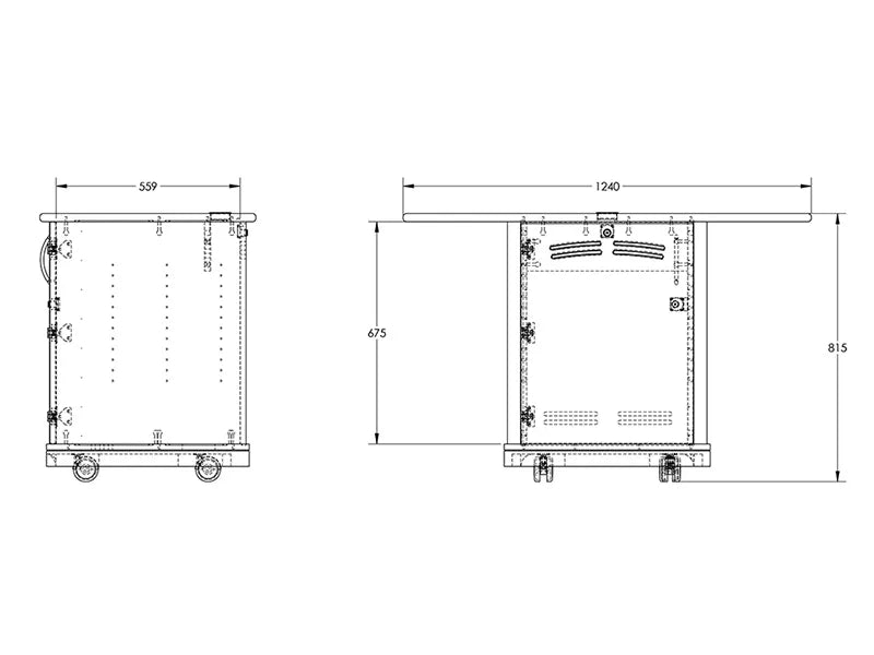 Alpha Presenter 1200 Mobile Teaching Desk