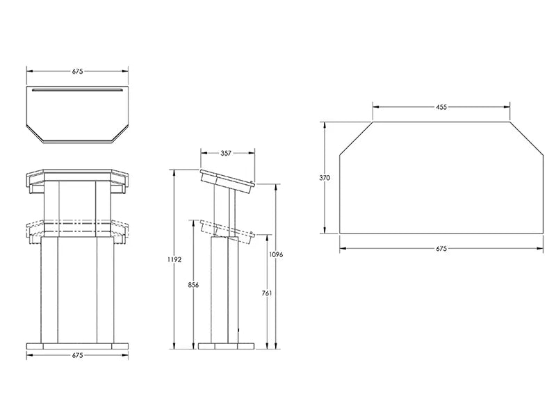 DDA-PA85 Lectern