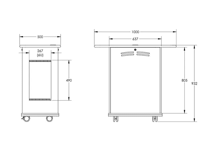 Delta Slim Lectern