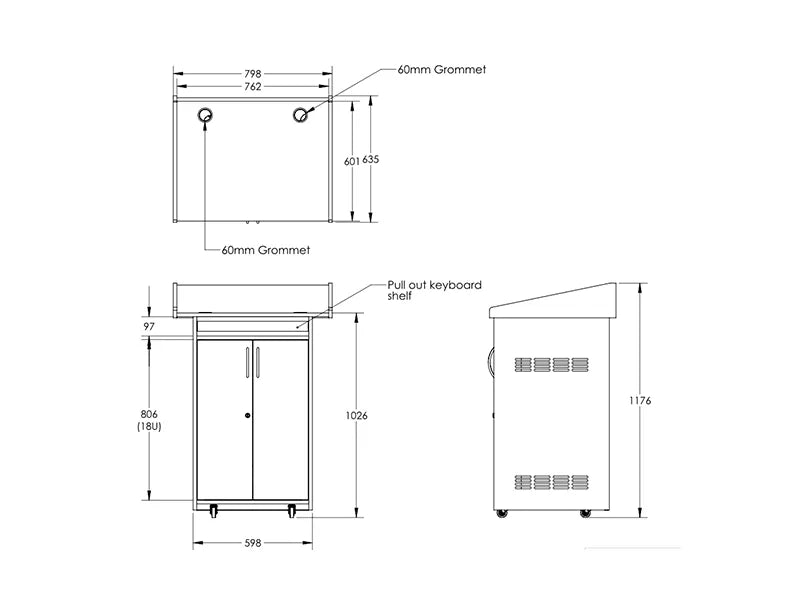 PA17 AV Lectern