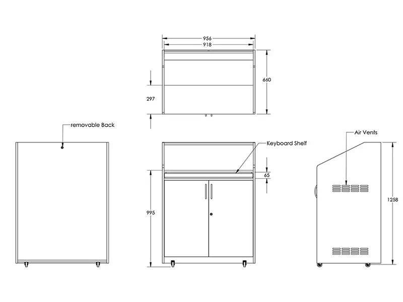 PA25-Plus AV Lectern