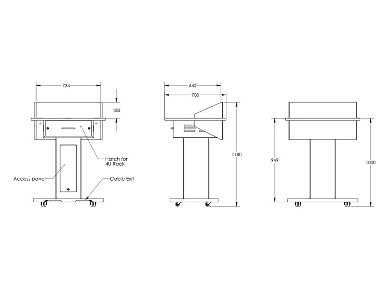 Sentinel Fixed Height Lectern