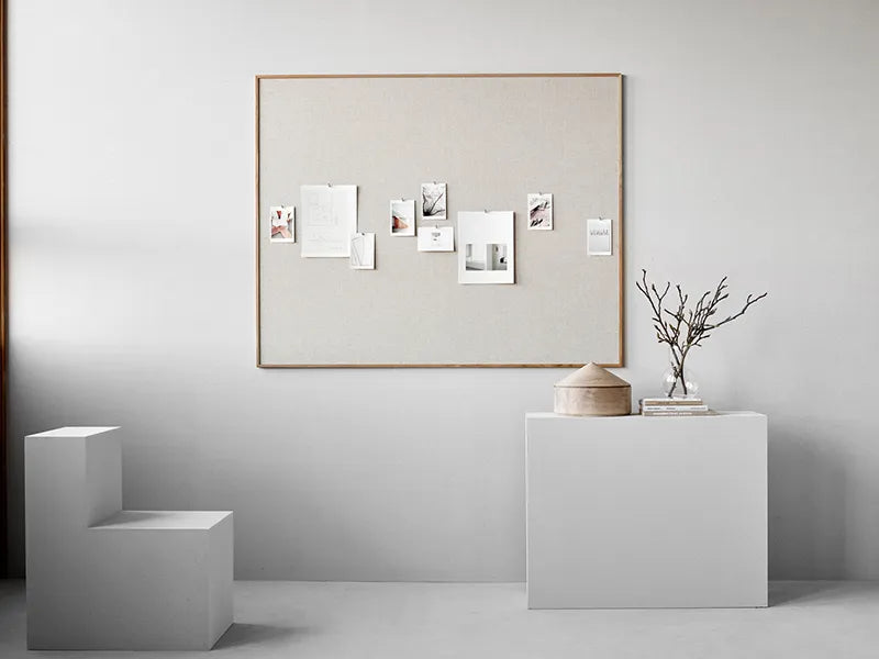 Lintex Wood Linen Noticeboard