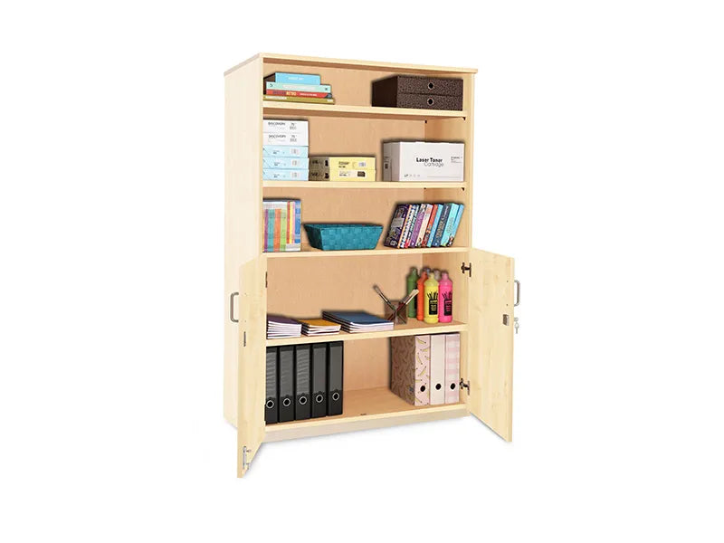 Monarch Stock Cupboard with Lockable Cupboard and Adjustable Shelves