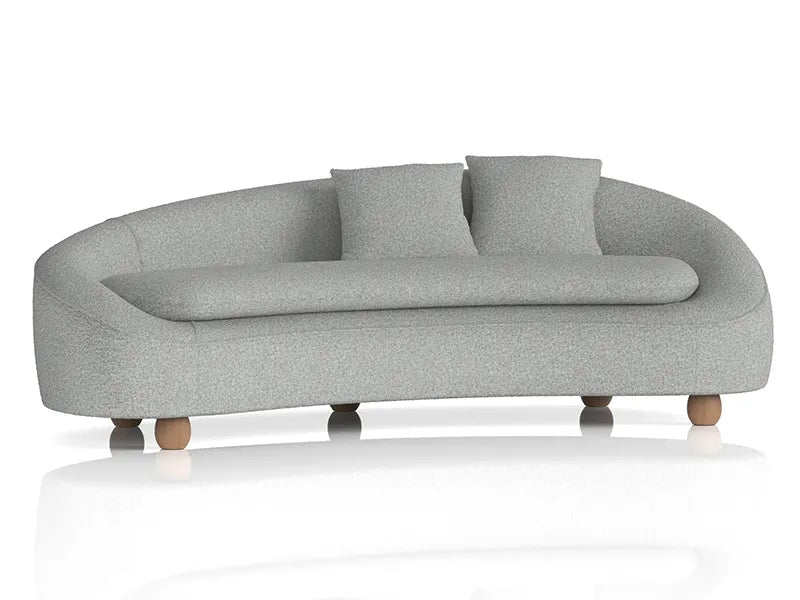 Mimi 3 Seater Curved Sofa