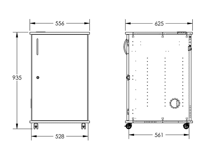 Mobile Presenter AV Cabinet