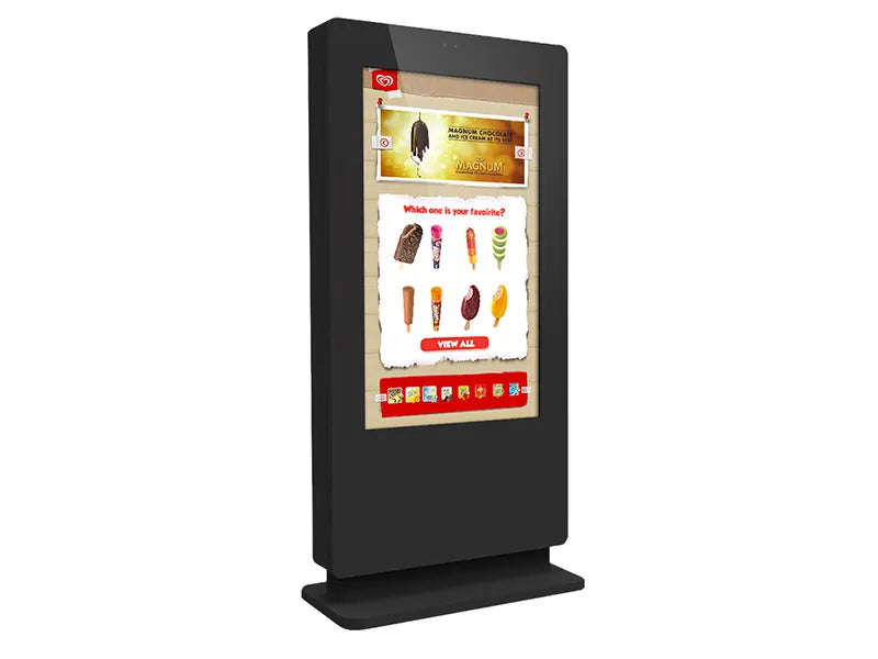Outdoor PCAP Freestanding Multi Touch Screen Posters (43"-75")
