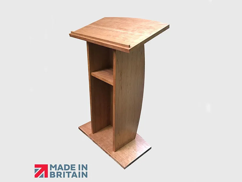 Wood Presentation Lectern 04 - Presentation Media
