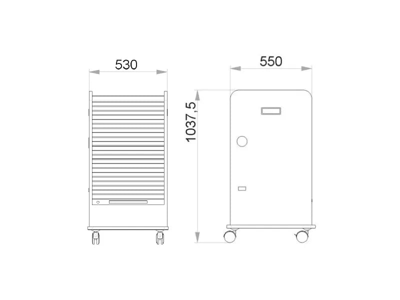 Vega 980/981 AV Cabinet