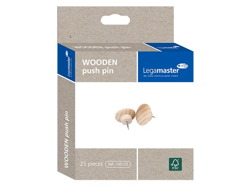 Legamaster WOODEN Push Pins